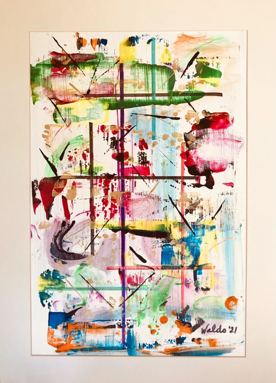 Untitled, Acrylic on board