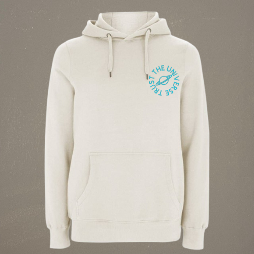 Miniaturbild: hoodie aus Biobaumwolle mit Aufdruck auf Brust 'Trust the universe'