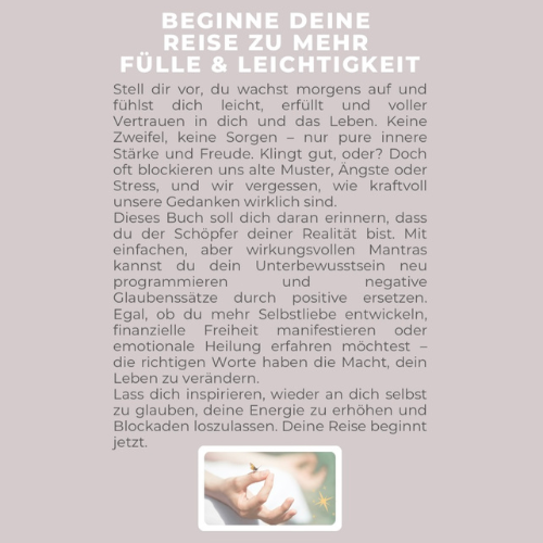 Miniaturbild: E-Book Einleitung Mantra Magic - Selbstliebe, Heilung & positive Energie - für ein Leben voller Fülle & Leichtigkeit