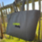 XXL Oversized Bag aus Canvas Baumwolle mit Aufdruck Karma Baby