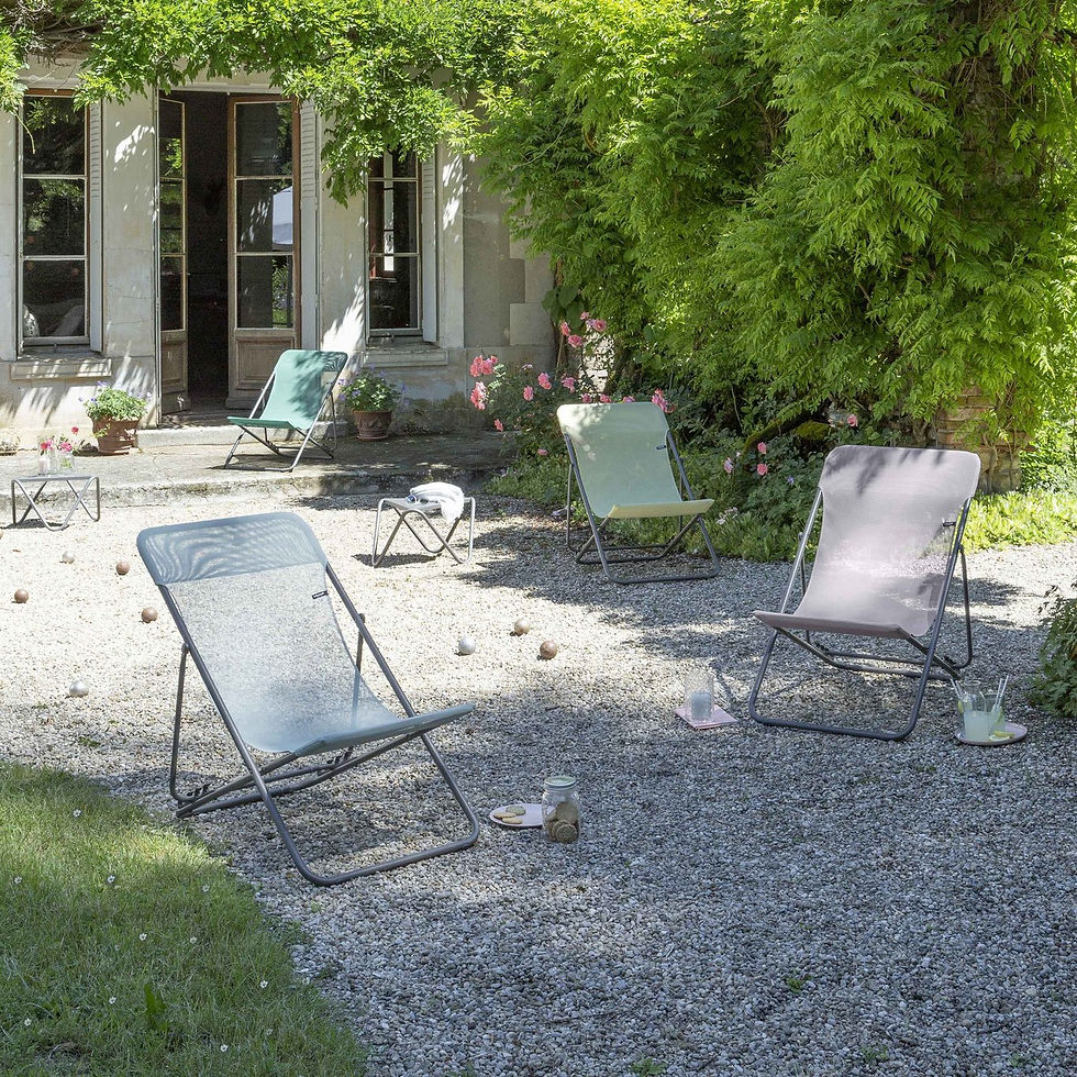 Miniaturebillede: 2 x LaFuma Liggestole Maxi Transat