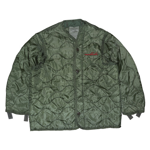 4083 Upcycled A2 Flight Jacket Black Maharishi