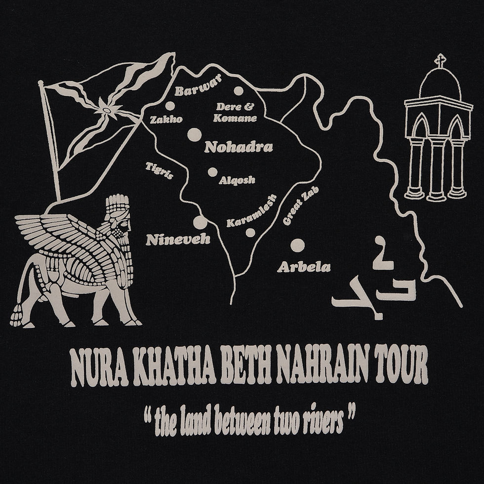 Thumbnail: NURA KHATHA Beth Nahrain Tour Graphic Tee [S-XL]