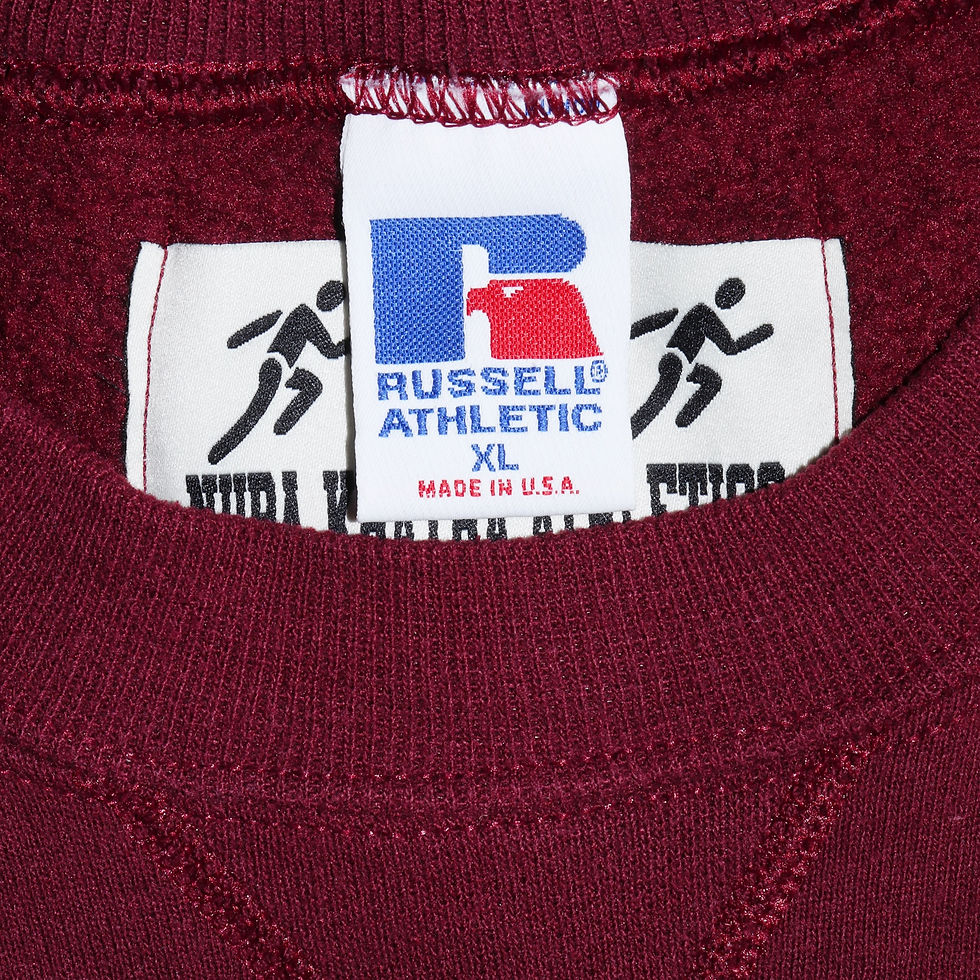 Thumbnail: NURA KHATHA Athletics Puff Print Graphic Vintage Sweatshirt [XL]