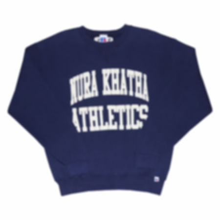 NURA KHATHA Athletics Puff Print Graphic Vintage Sweatshirt [XL,XXL]