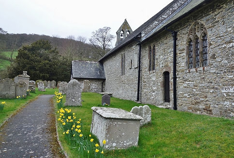 Llanbedr church, church at llanbedr, kilvert, francis kilvert, mid wales church, church in mid wales, backpacking mid wales, backpacking wales, hiking in mid wales, historic church mid wales, hermot of llanbedr, llanbedr hermit, River bachaway, river hike, river bachaway mid wales, river wye tributary.