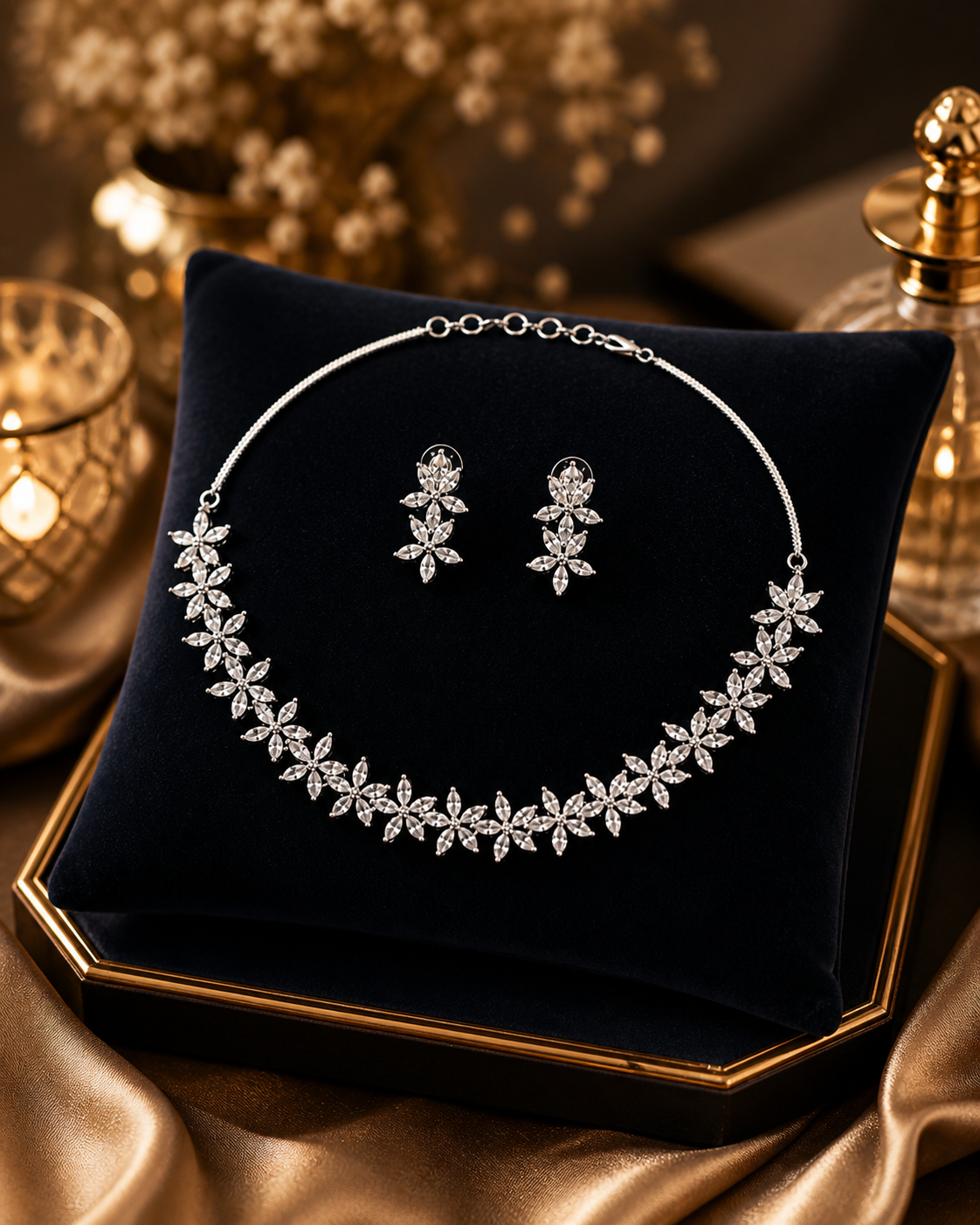 AD Jewelry - White Flowers 