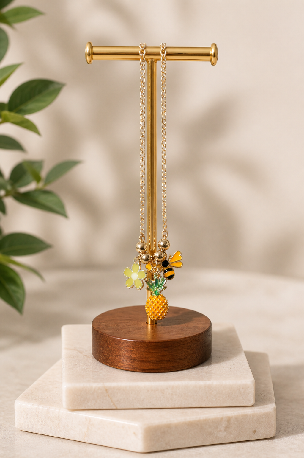 Charms Necklace-Pineapple