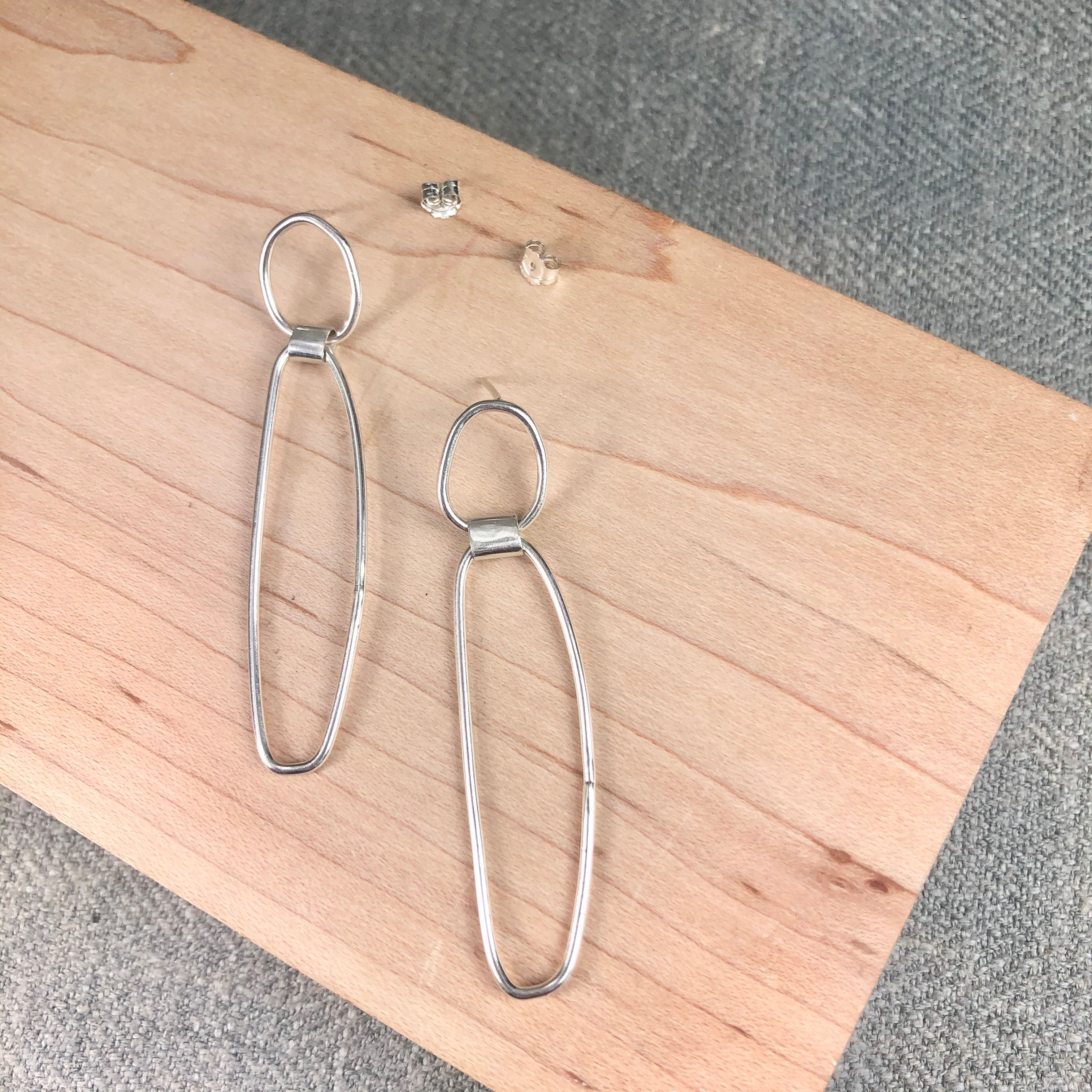 pebble earrings #3