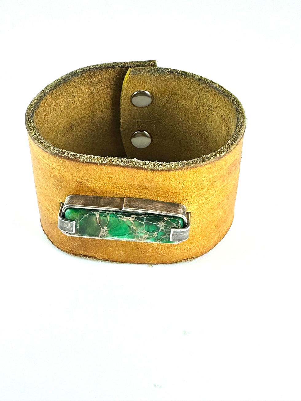 Thumbnail: Jasper Leather Cuff