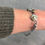 Thumbnail: Industrial stones bracelet #8 Peruvian Opal