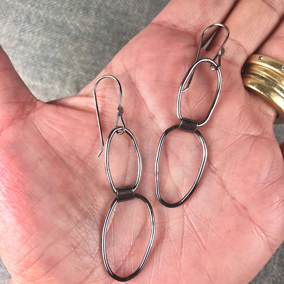 Thumbnail: pebble earings #2