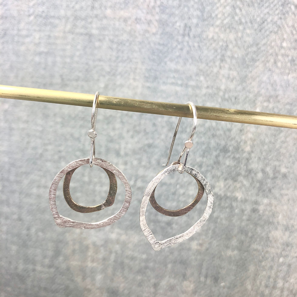 Thumbnail: classic circle earrings #17