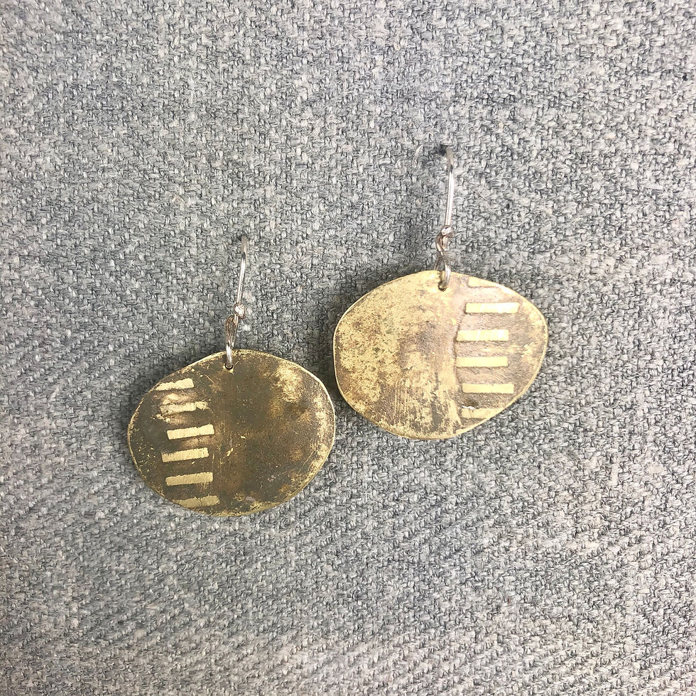 brass enamel flats