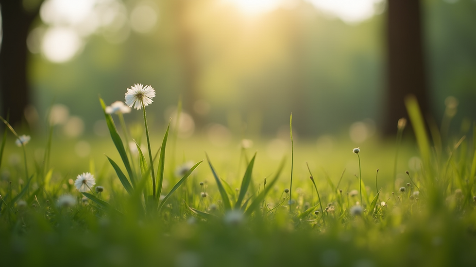 Close-up view of a tranquil nature scene