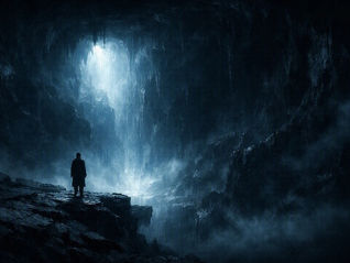 Only those who dare to gaze into the abyss stand as true human beings.