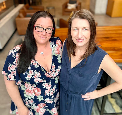 Photo of Rebecca and Mariya, business partners for A Call for Order