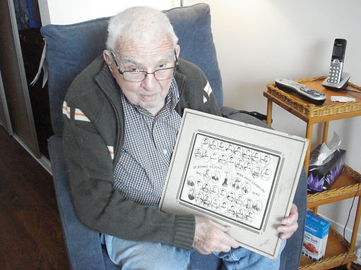 Ray Keddie with 1942 photo.jpeg
