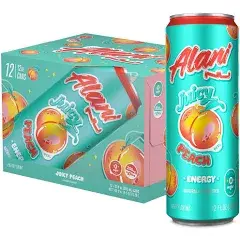 Thumbnail: Alani Nu Energy Drink Juicy Peach Flavor