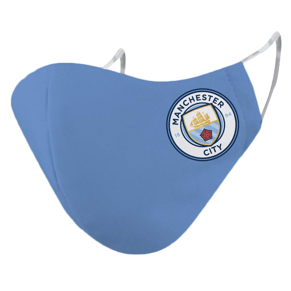 ESSENTIELE MANCHESTER CITY OLD 20/21 2PLY REUSABLE FACE MASK (PACK OF 1)
