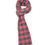 Thumbnail: ESSENTIELE MEN'S BLACK & FUCHSIA PINK DOBBY CHECK WOOL TOUCH MUFFLER