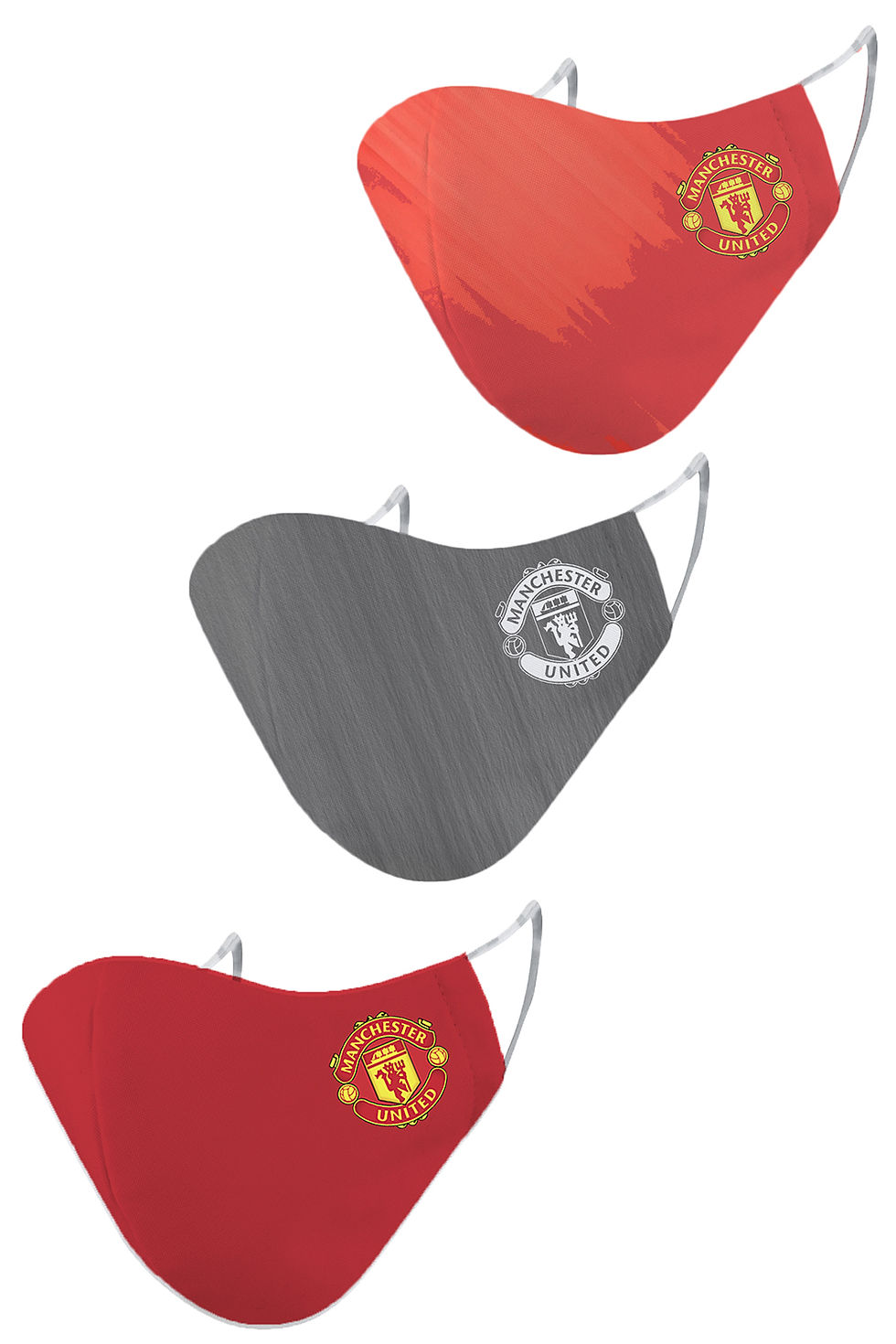 ESSENTIELE MANCHESTER UNITED O/H/A 20/21 2PLY REUSABLE FACE MASK (PACK OF 3)