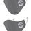 Thumbnail: ESSENTIELE MANCHESTER UNITED AWAY KIT 20/21 2PLY REUSABLE FACE MASK (PACK OF 2)