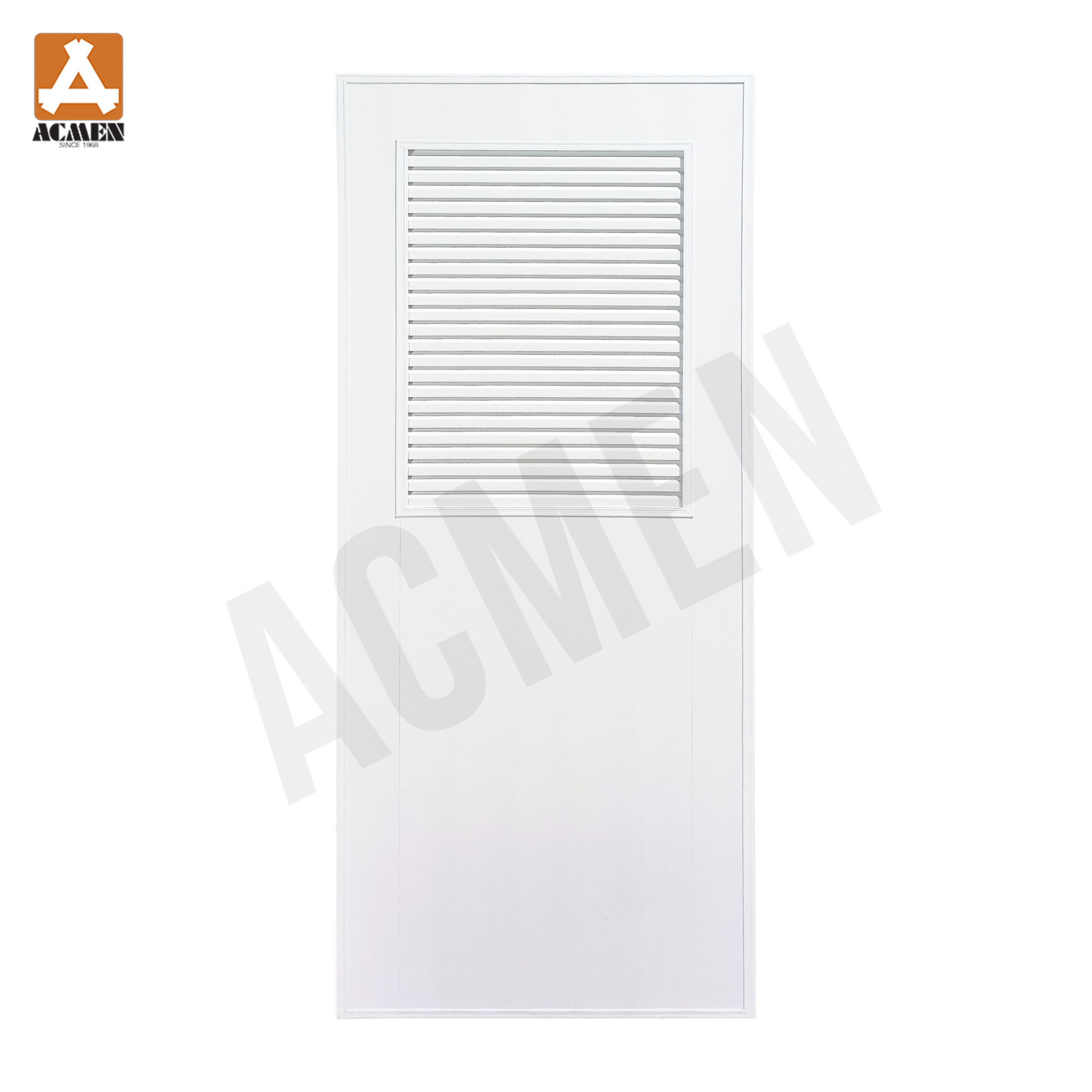 ประตูห้องน้ำ uPvc รุ่น M3 - เกล็ดบน 1/2 บน ขนาด 80 x 180 cm