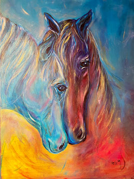 Heartbeat 2023, Acrylic Painting on Canvas 60x80 cm