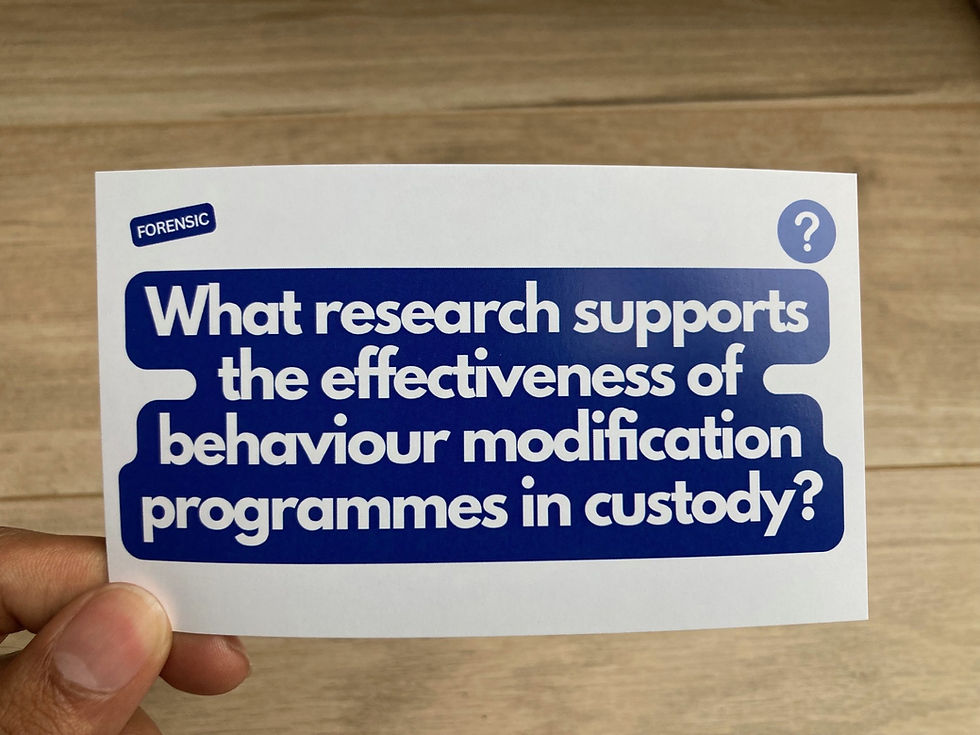 Thumbnail: Forensics - AQA A Level Psychology Flashcards