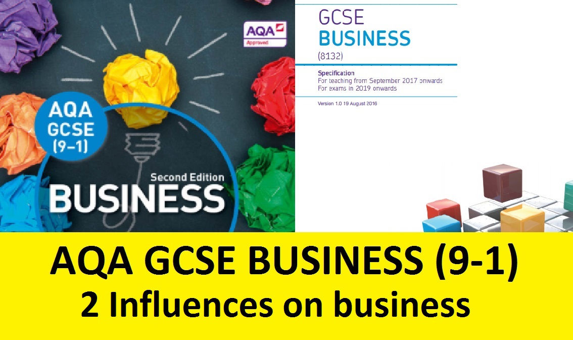 AQA GCSE Business 9-1 - 2 Influences on business