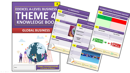 Edexcel A Level Business Theme 4 Interactive Knowledge Book | Mr. Zee's ...