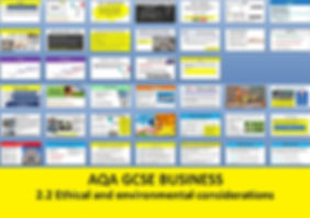 AQA GCSE Business 9-1 - 2.2 Ethical and environmental considerations