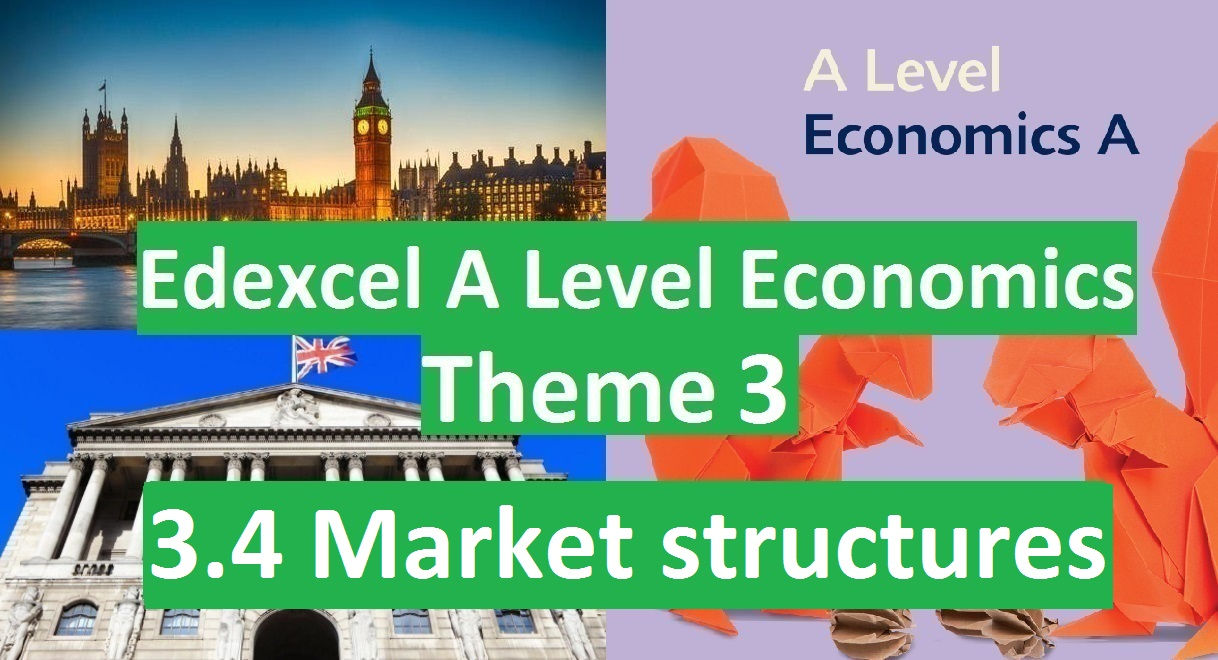 Edexcel A Level Economics Theme 3 - 3.4 Market structures