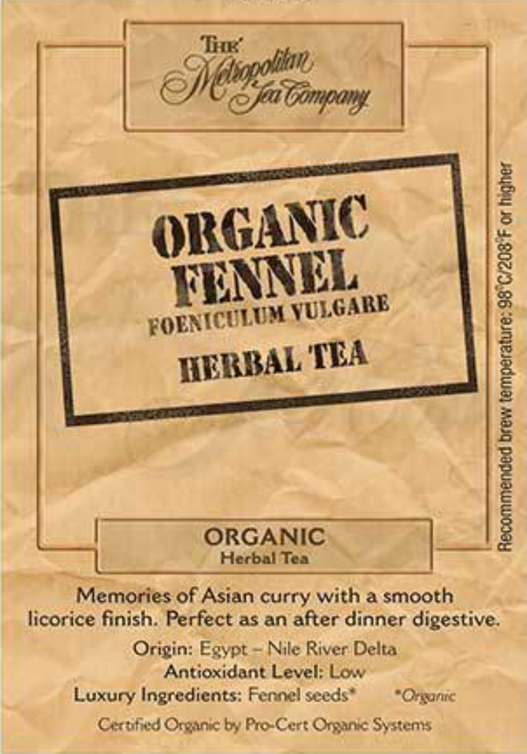 Organic Fennel