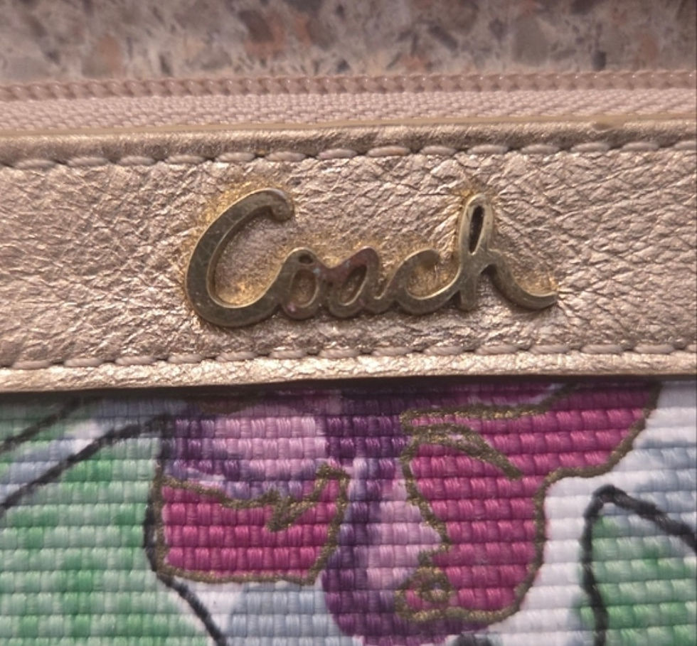 Thumbnail: Rare Coach Limited Edition Ashley Iris Wristlet