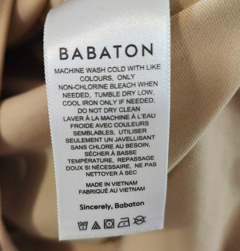 Thumbnail: Aritzia Babaton Nude Contour Short Sleeve Bodysuit Size Small