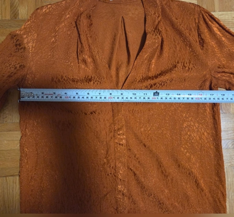 Thumbnail: Aritzia Babaton Textured Rust Blouse Size XS