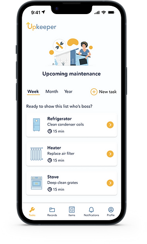 Maintenance list