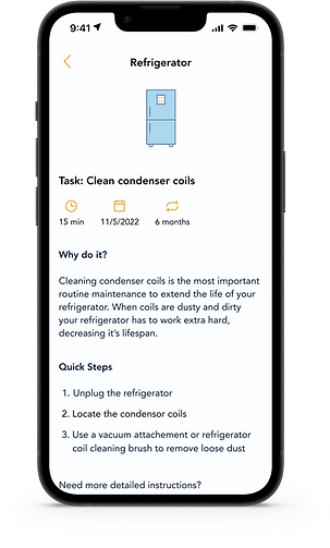 Maintenance task