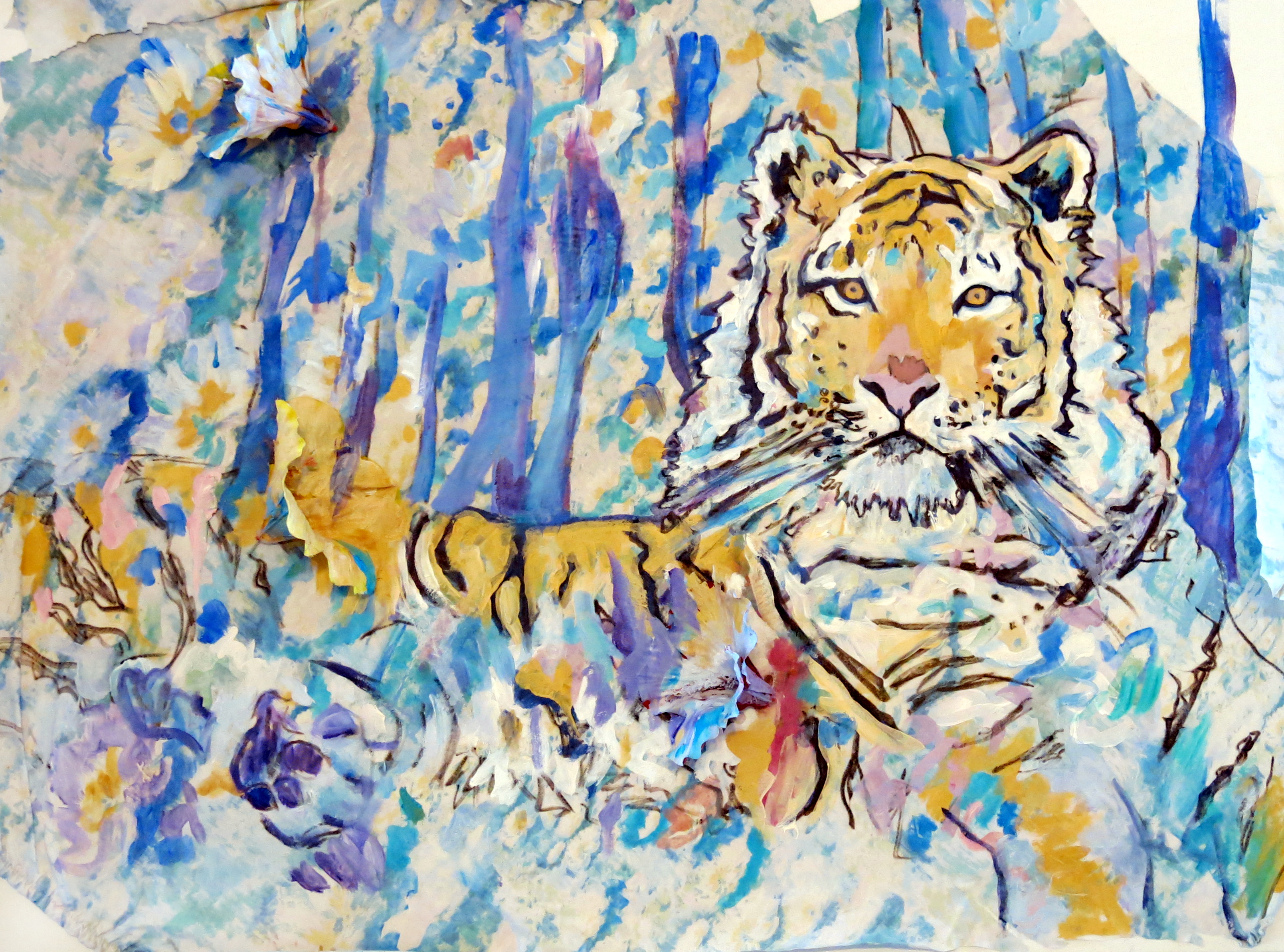 "Tigers in Blue Weather"