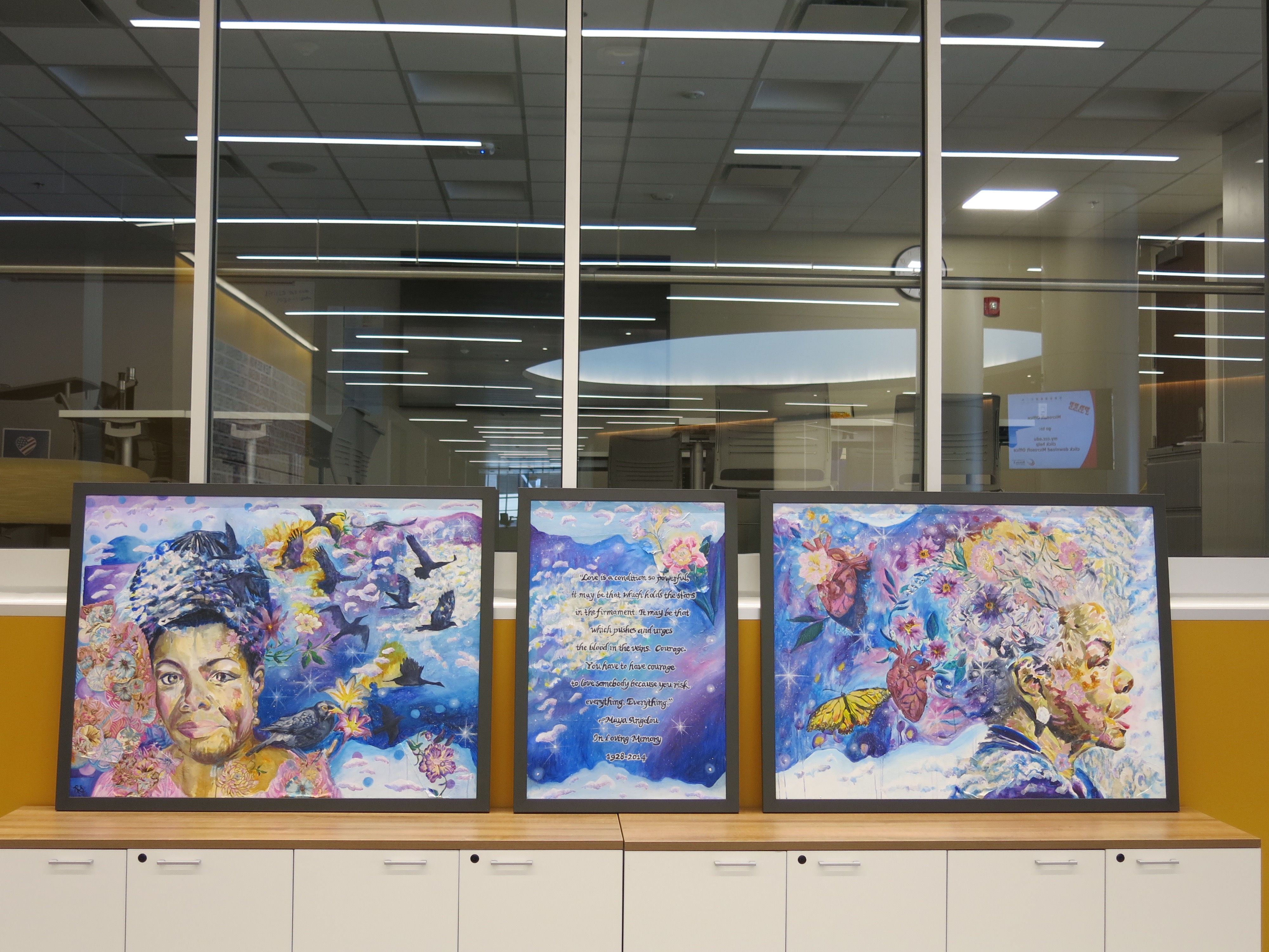 Maya Angelou Memorial Mural