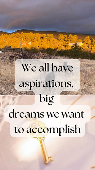 We all have aspirations; big dreams we want to accomplish. Motivational, Wisdom