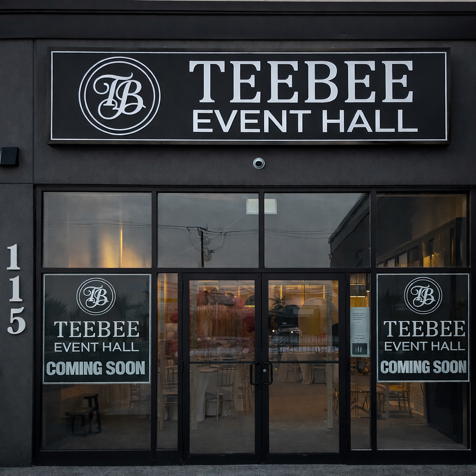 Welcome to TeeBee Event Hall: Calgary’s New Standard for Intentional Celebrations