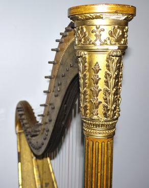 22-string single-action harp by J & J Erat