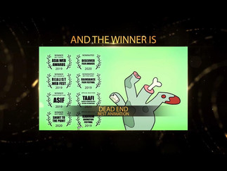 DEAD END Wins Best Animation @ Sicily Web Fest