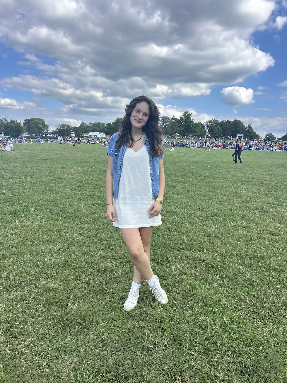 Posing on the first day of Pilgrimage Music & Cultural Festival, 2025