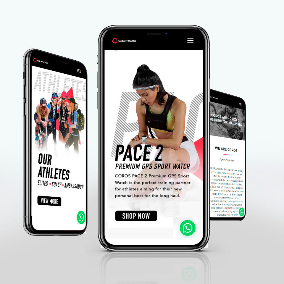 Home Page Design | COROS Malaysia