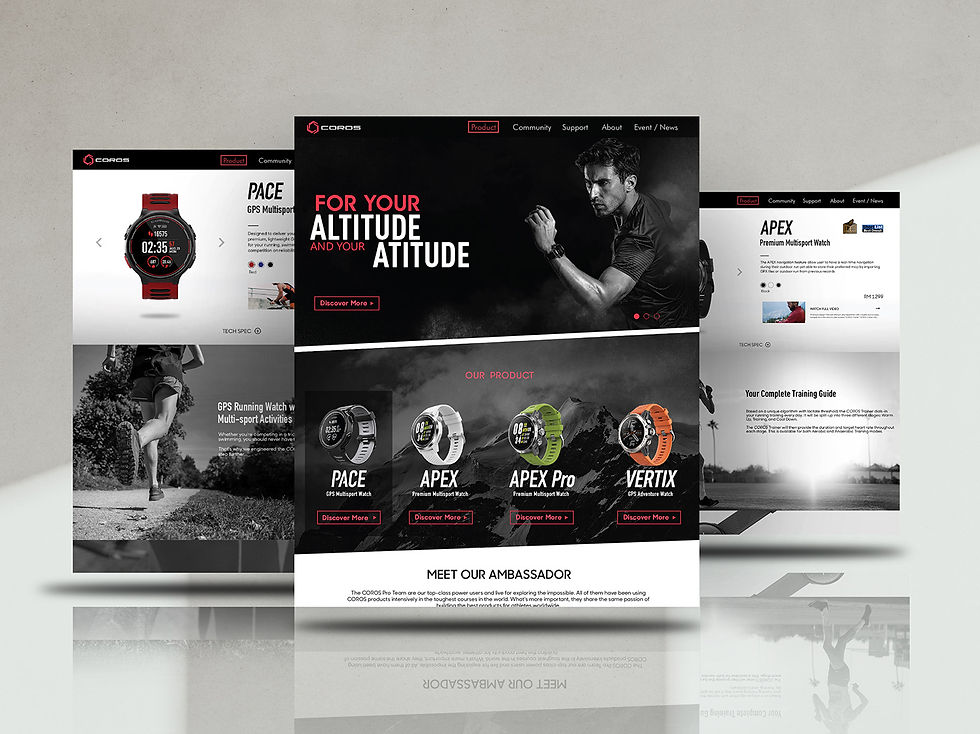 Website Design | COROS Malaysia