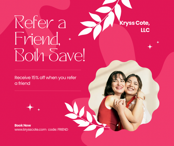 Pink Minimalist Refer a Friend Both Save Salon Facebook Post.PNG